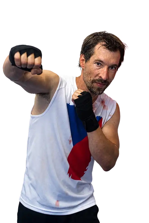 Tomáš Richtr v boxerském postoji
